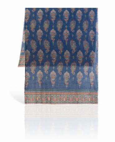 Палантин Унисекс W70.TW4-SK141/BLUE